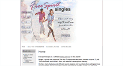 Desktop Screenshot of freespiritsingles.com